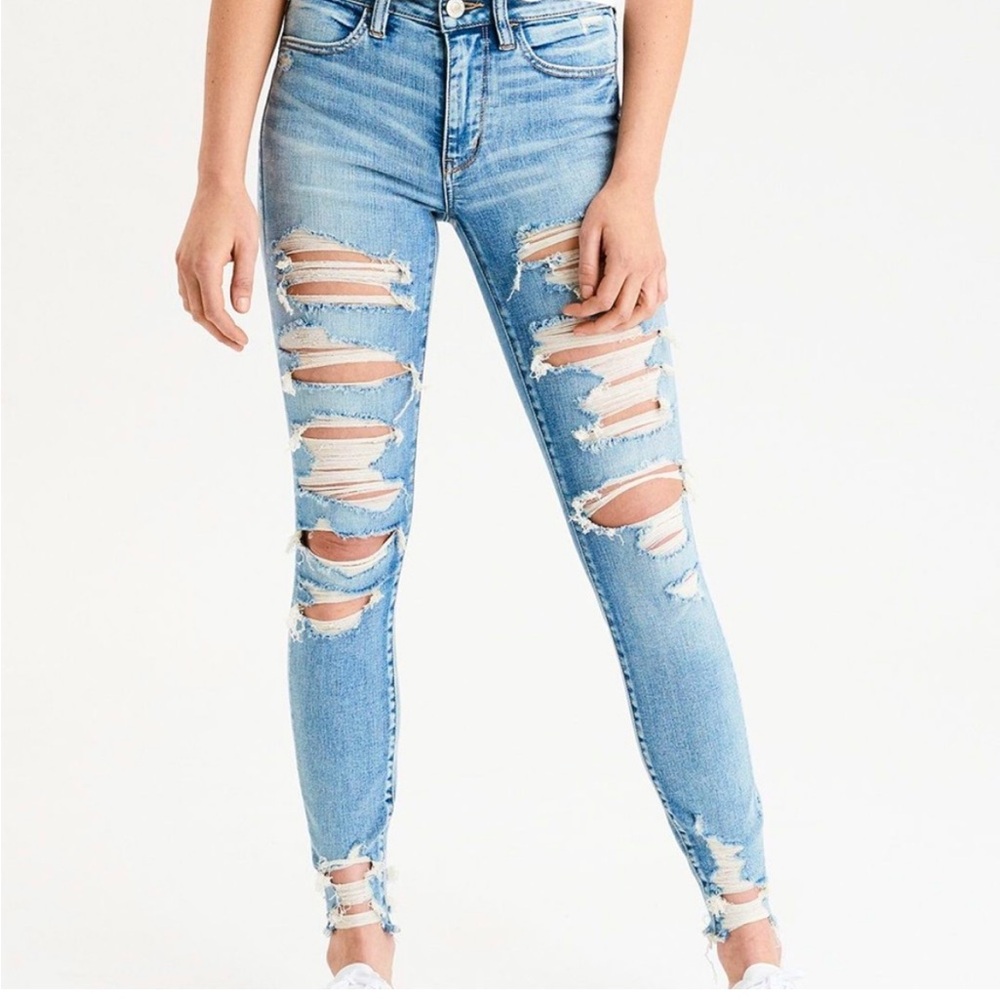 AMERICAN EAGLE OUTFITTERS 360° Next Level Stretch Denim Highest Rise Jegging 6R